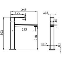 Kuhinjska armatura Foster TRE ALTO 8468 000 